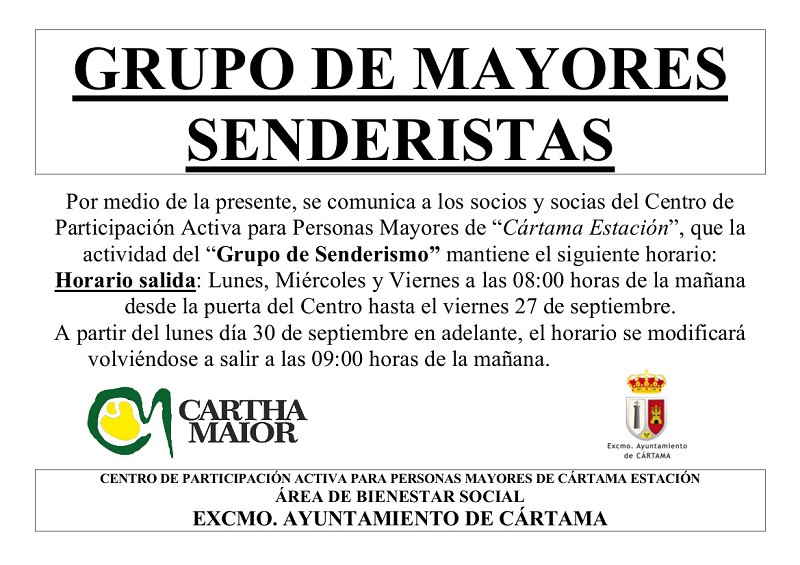 Actividades CPA El Sexmo 2019