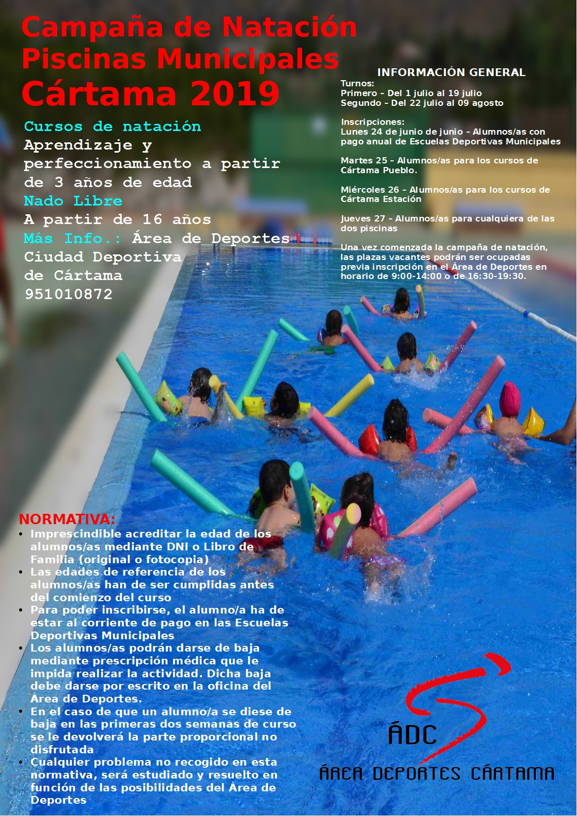 Campaña Natación Cártama 2019