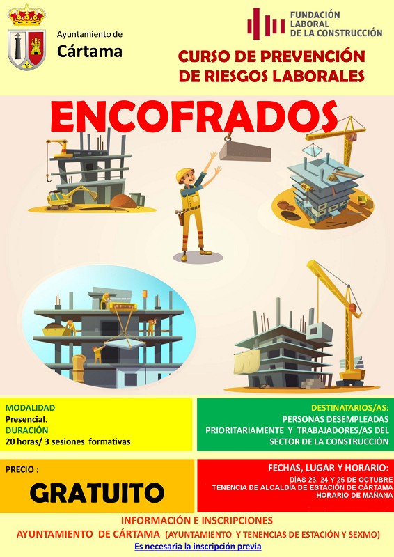 Curso Encofrados Cártama 2019
