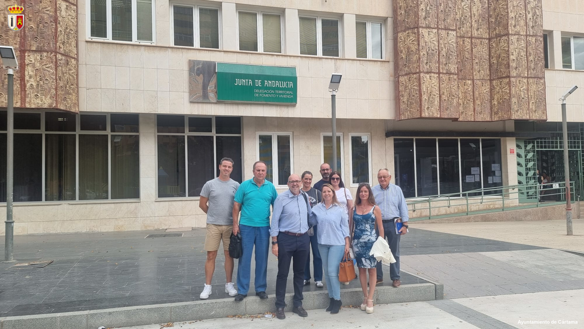 El alcalde y vecinos afectados por los ruidos de la A-357 mantienen una reunión con la delegada de Fomento